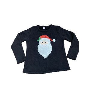 Holiday Time Santa sweater small‎